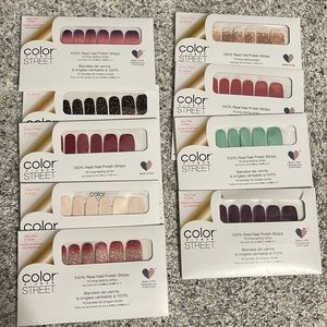 9 Packs of Color Street Nails